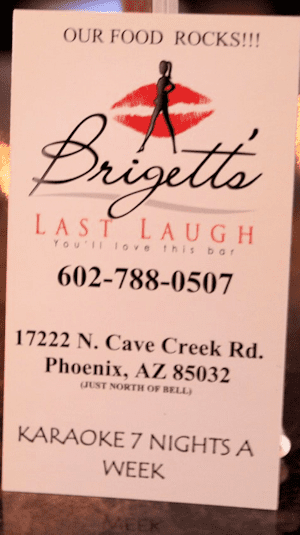 Brigett's business card